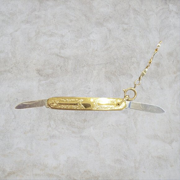 COLIBRI -- Swiss Quartz Pocket Watch/PenKnife, NOT WORKING, Wood Box, Never Used - Picture 8 of 16